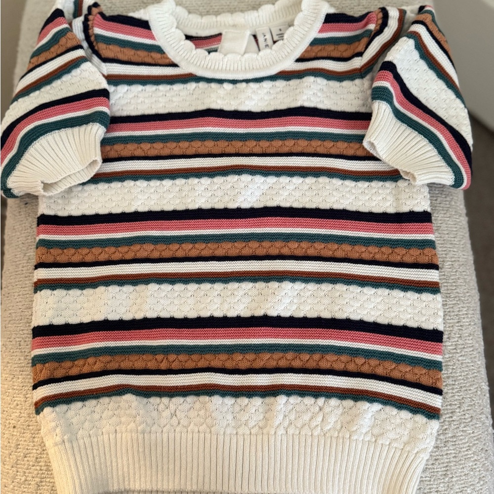 Janie and Jack Multicolor Striped Sweater
